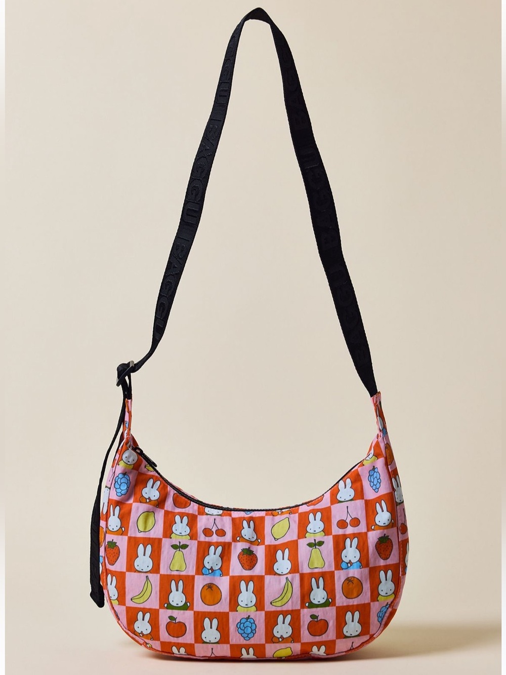 BAGGU X UO X MIFFY Orange Medium Crescent Crossbody Shoulder Bag NEW NWT